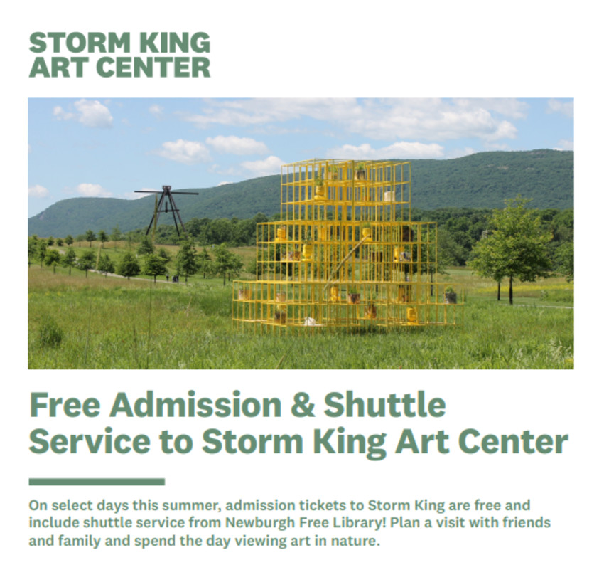 Free Admission & Shuttle Service to Storm King Art Center My Hudson